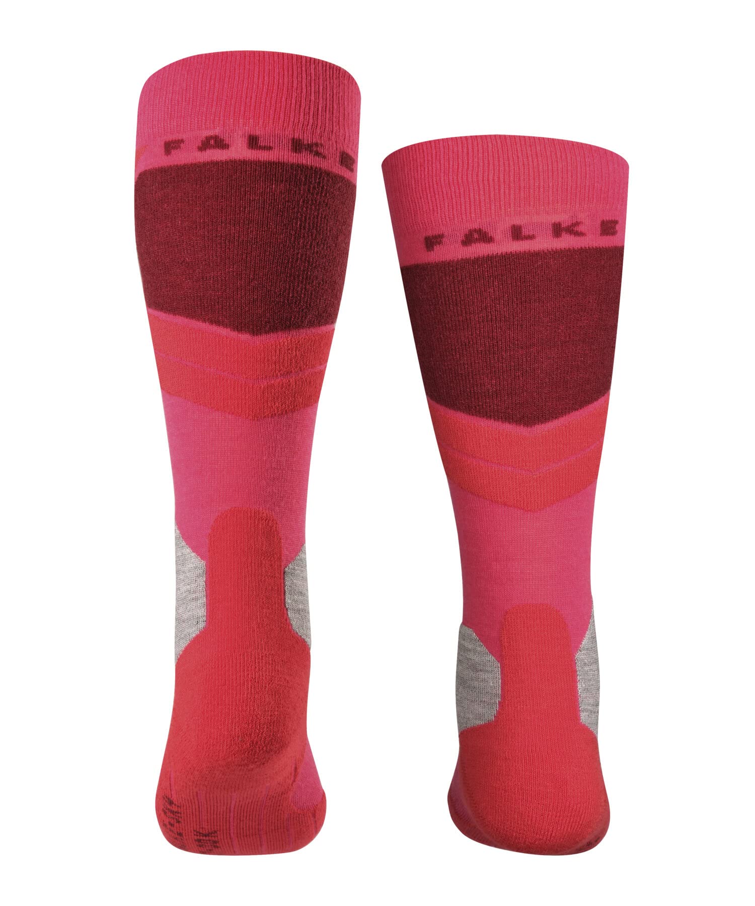 FALKE unisex niños Simple Stripes calcetín pantufla antideslizante impreso nubs en suela agarre mejorado costura plana gruesa en la zona de los pies transpirable sostenible algodón 1 par
