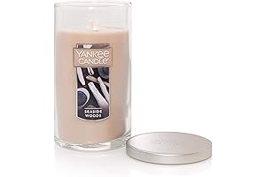 Yankee Candle Classic 12oz Medium Perfect Pillar: Seaside Woods