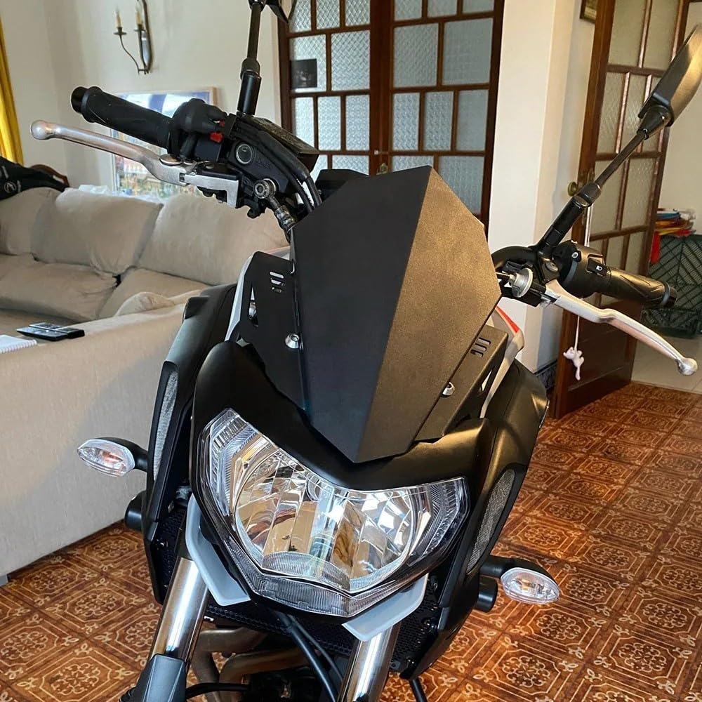 Dla YAMAHA MT07 FZ 07 2018-2020 Owiewka Szyby Motocyklowej Szyba Motocyklowa