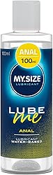 MY.SIZE Lube Me Premium Lubricante Anal 100 ml I Lubricante extra viscoso I Gel lubricante a base de agua I Gel lubricante adecuado para juguetes y condones de látex I Lubricación a base de agua