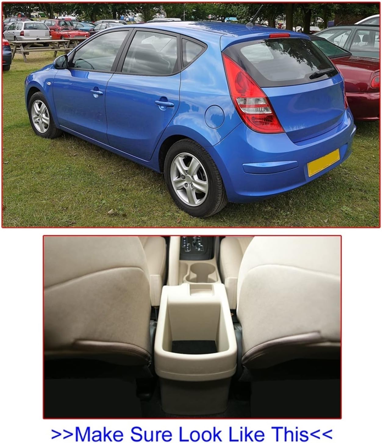 Hyundai Elantra Touring I30 I30cw 2007-2011 センターセンターコンソール収納ボックスアーム