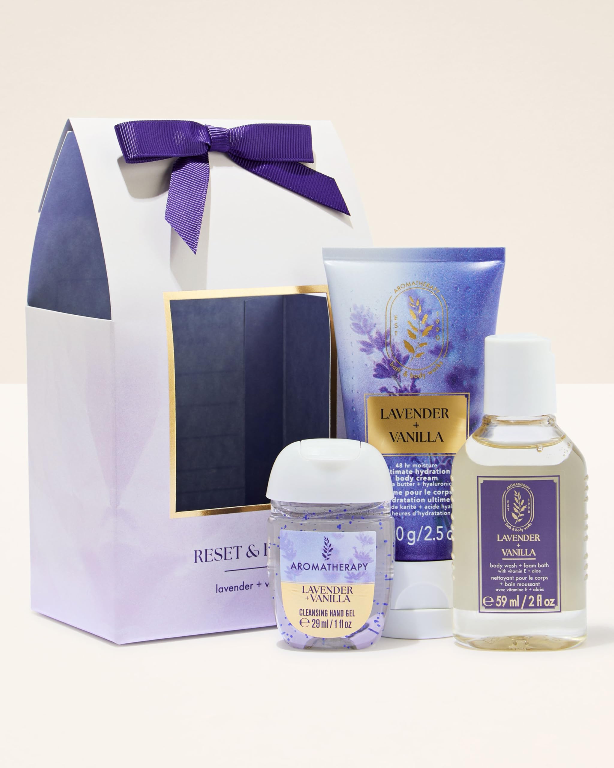 Bath & Body Works Lavender Vanilla Gift Set| Body Care sets - Bath Sets | For Men and Women | Kit for Birthday ,Anniversary & All Special Occasions | Premium Gift Packaging | Luxury Giftsets - Set of 3-image-34
