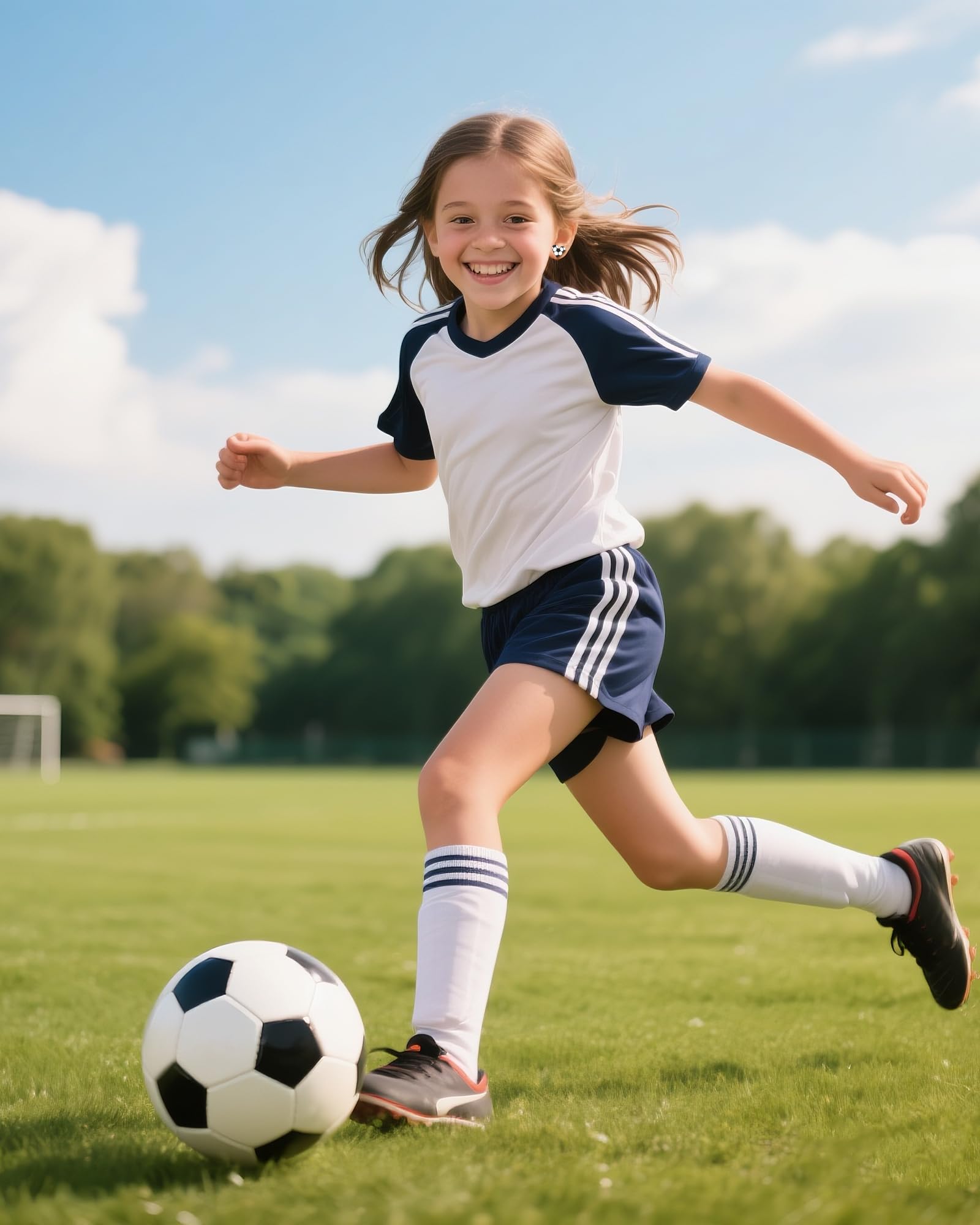 JOGDIAM Soccer Earrings Gifts for Girls Soccer Stuff Accessories