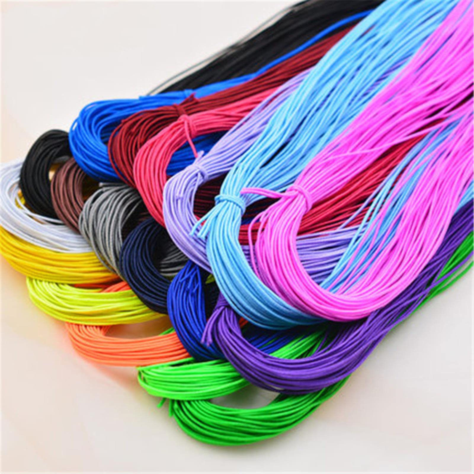 Alevar Lot élastiques Caoutchouc 40mm - Sangle Verte 8x1.5mm - Sac 1kg - Réutilisables