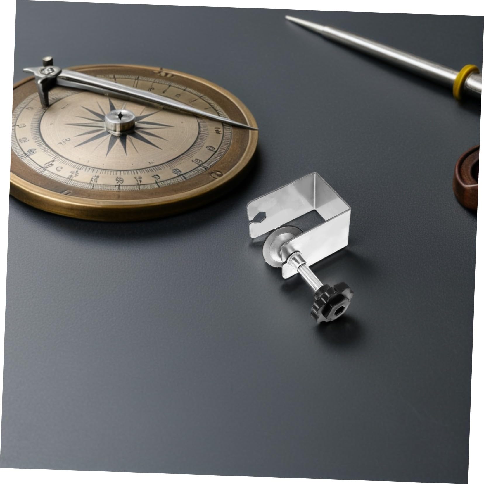 Morsetto Fissaggio Cassetto 6 Pezzi in Acciaio Inox Argento