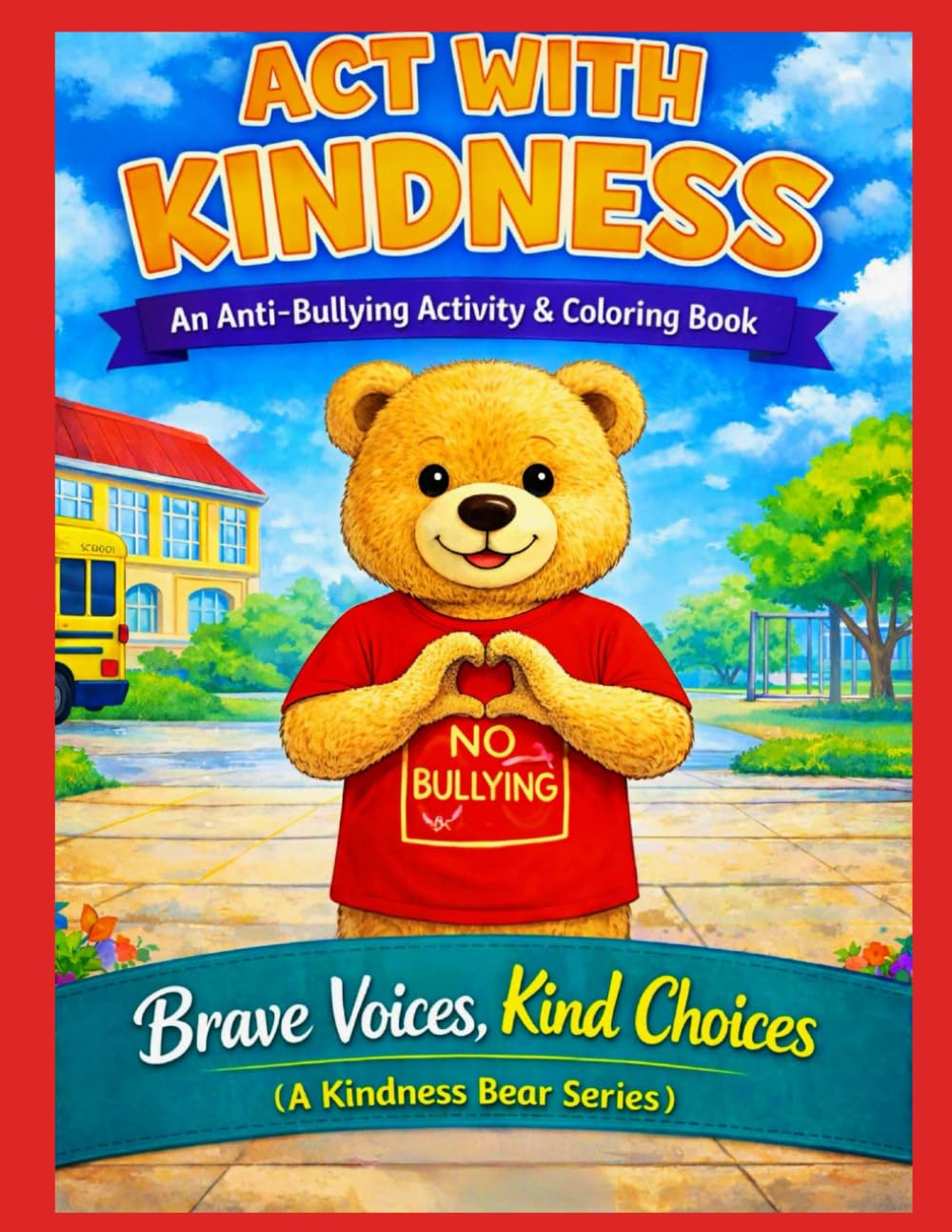 Act with Kindness- Anti Bullying Activity & Coloring Book.: “Brave Voices, Kind Choices” (The Kindness Bear Series: Brave Voices, Kind Choices)