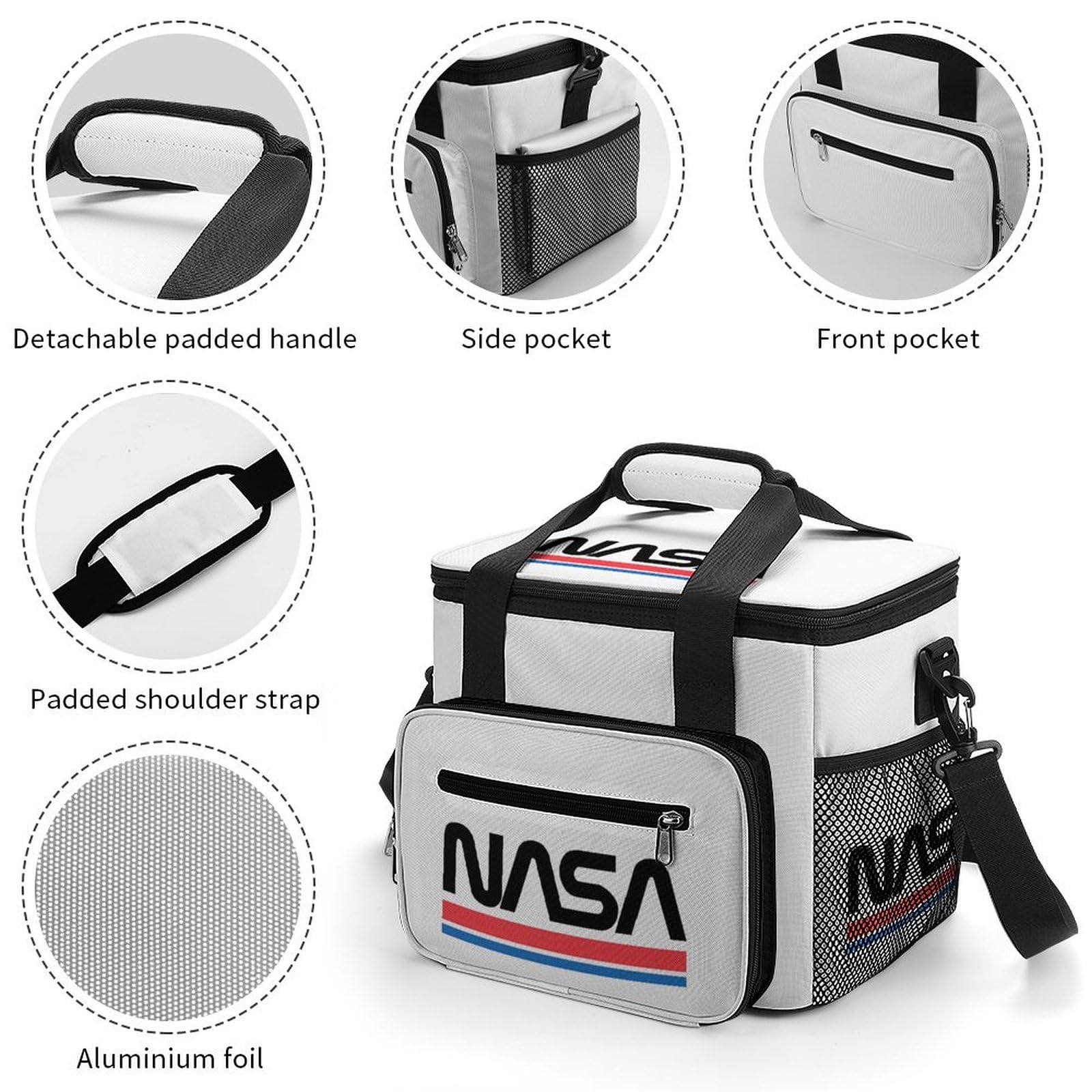 Amazon | NASA クーラーボックス 保冷バック 大容量 お弁当収納バッグ