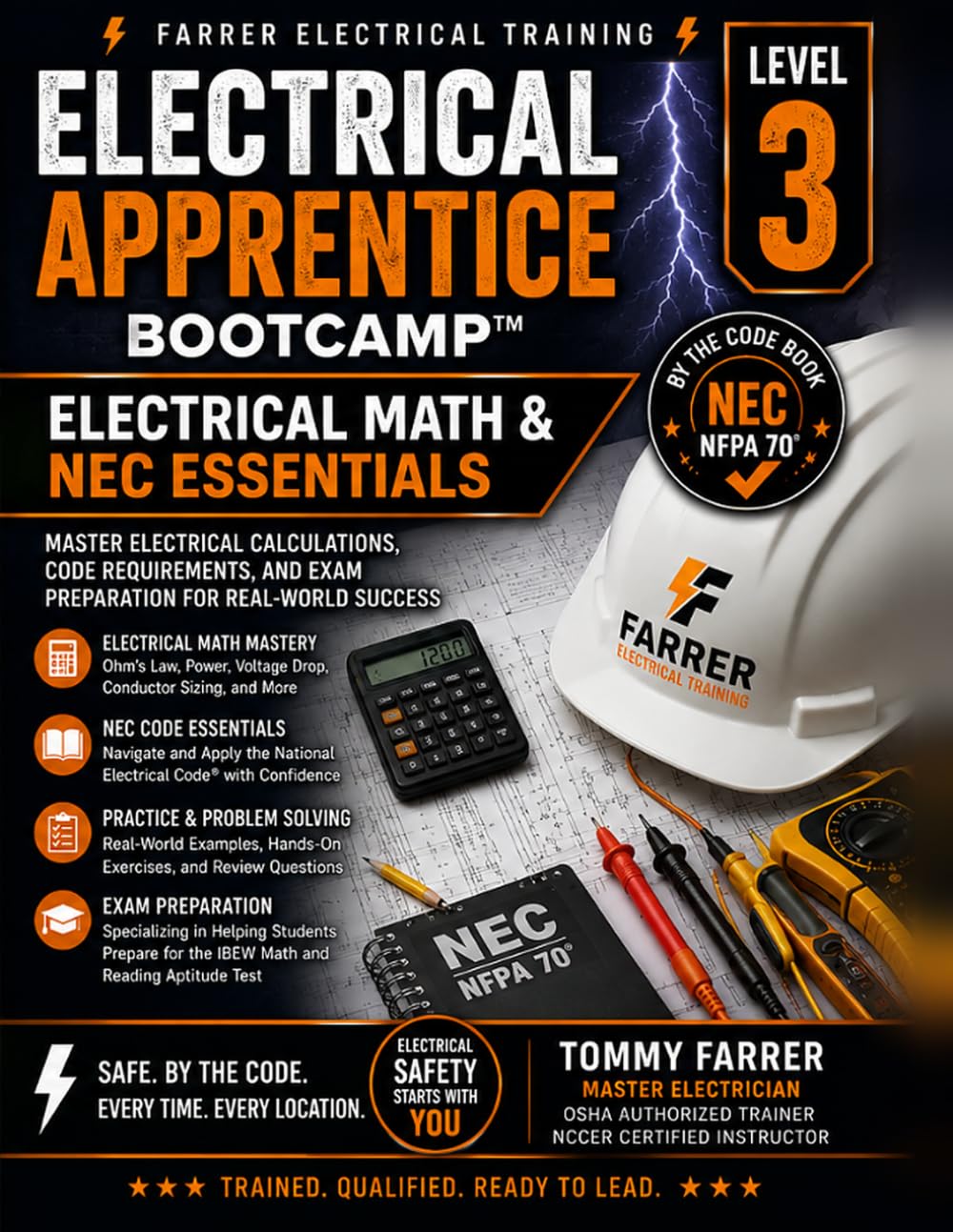 Electrical Apprentice Bootcamp™ Level 3 – Electrical Math & NEC Essentials: Master Electrical Calculations, Code Navigation, and Licensing Exam Preparation