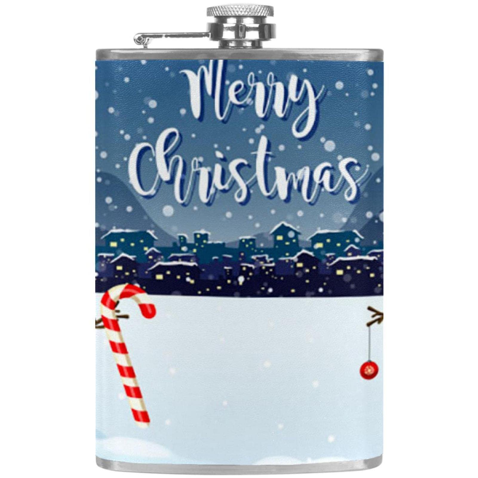 Flasque de poche de Noël étanche pour partager une liqueur en extérieur