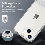 ESR for iPhone 14 Case, iPhone 13 Case with Stand, 3 Stand Modes, Military-Grade Drop Protection, Supports Wireless Charging, Slim Back Cover with Patented Kickstand for iPhone 14/13 Case, Clear