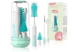 Electric Travel Baby Bottle Brush Set