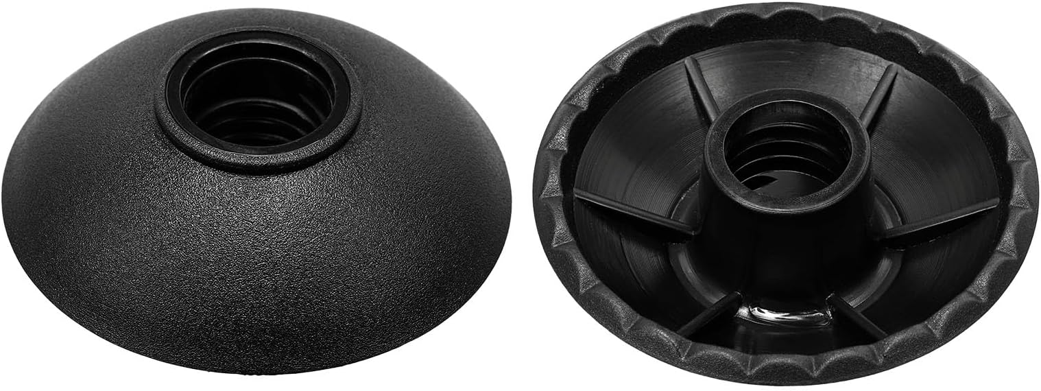 2 Pack Trekking Poles Mud Baskets - Round Hiking Walking Stick Replacement Accessory for Trekking Poles Hiking Camping (13mm, Black)