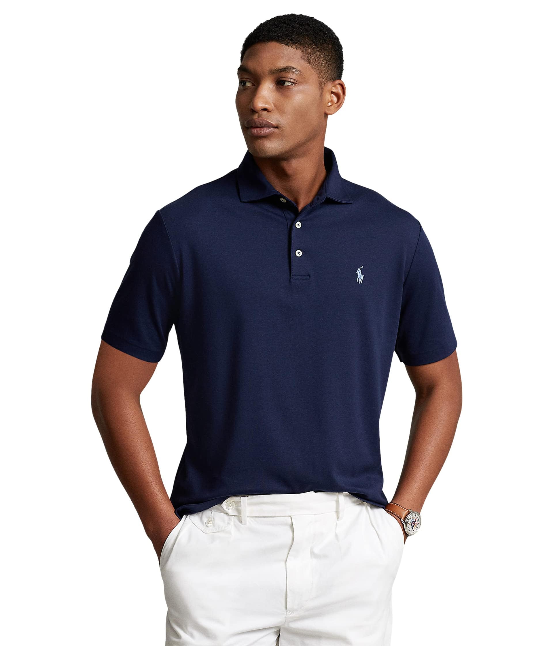 POLO RALPH LAUREN Men's Double Knit Tech Full Zip Hoodie, Navy