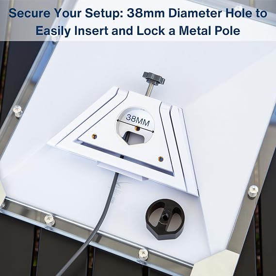 Multi-Functional Pipe Adapter Mount for Starlink Mini, 4 Mounting Options - Angled Support, Magnetic, Pole & Tripod Mounting, Corrosion Resistance, Easy to Install
