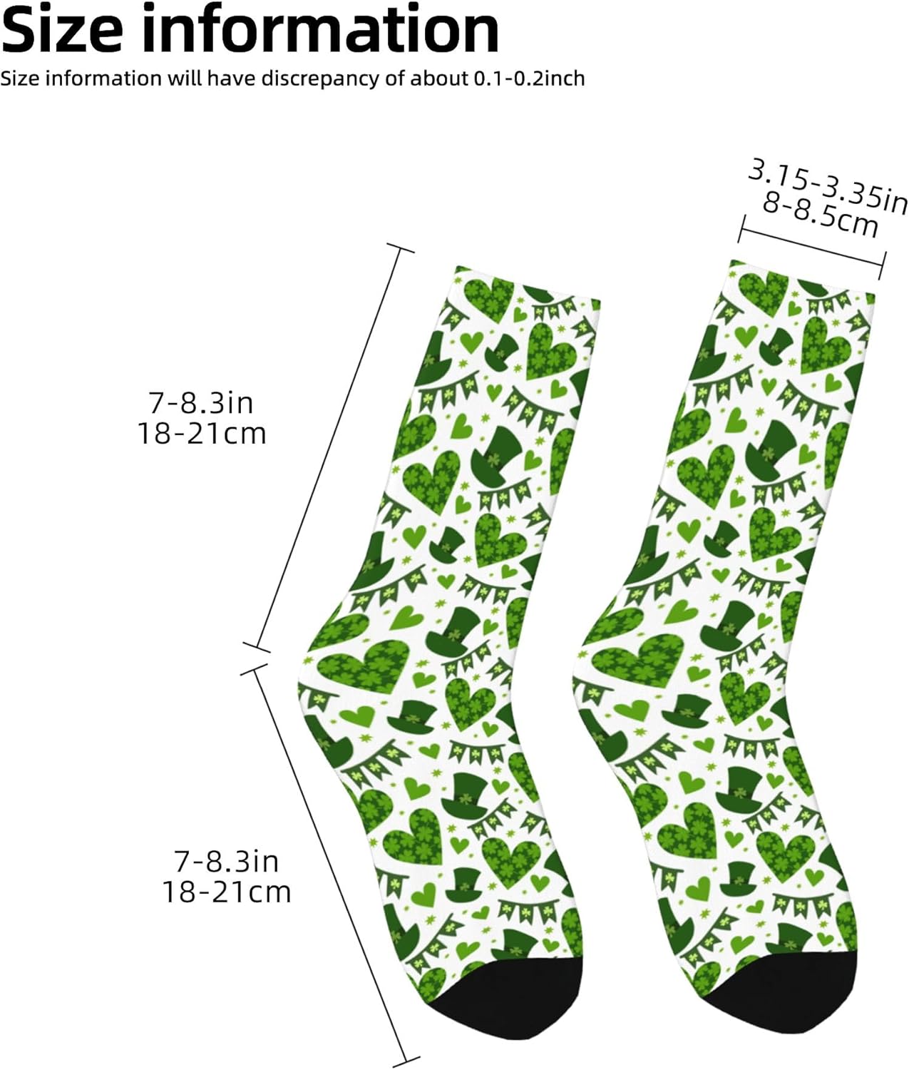 Women's Casual Socks,Funny Novelty Crew Socks Birthday Anniversary St.Patricks Easter Gifts - Image 3