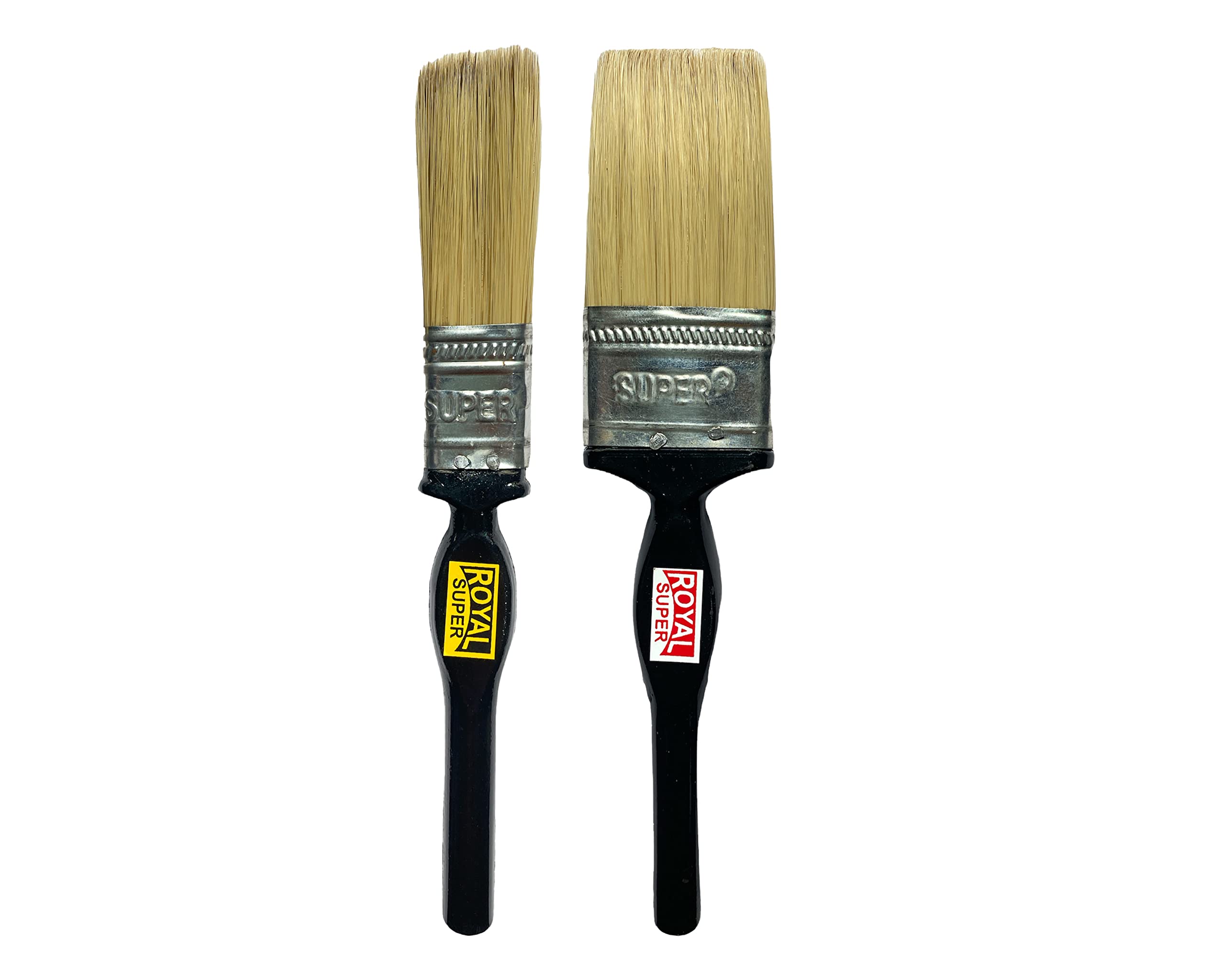 super brush Set of 2 (1inch + 2inch) Premium Paint Brush for Wall Painting Oil Painting Enamel Painting Canvas Painting Water Based Painting, and for Cleaning Delicate Item (Pack of 2 Black) (B09Z7BRTFC) Amazon Price History, Amazon Price Tracker