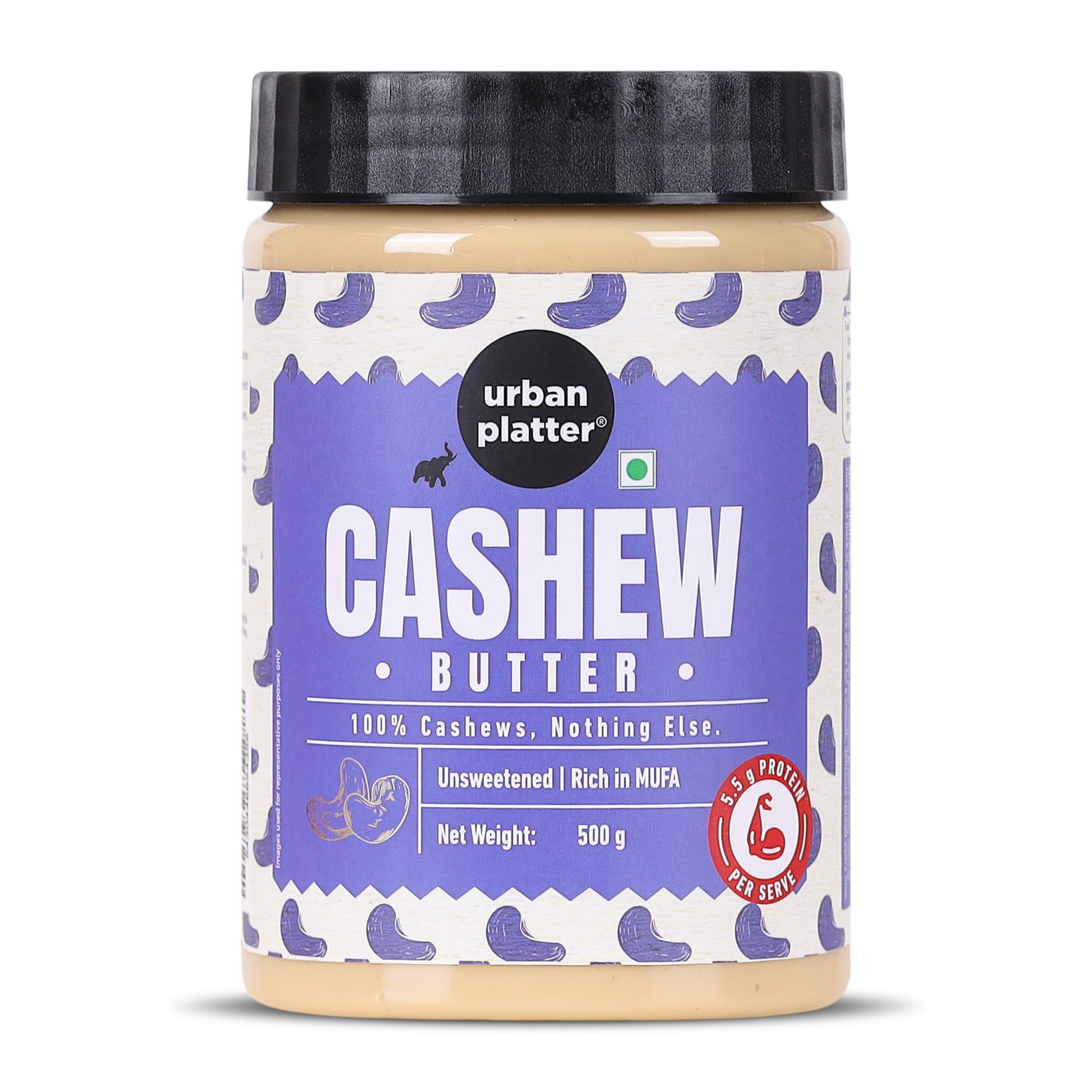 Urban Platter Cashew Butter, 500g (Rich & Creamy | Single Ingredient | Keto-Friendly)-image-46