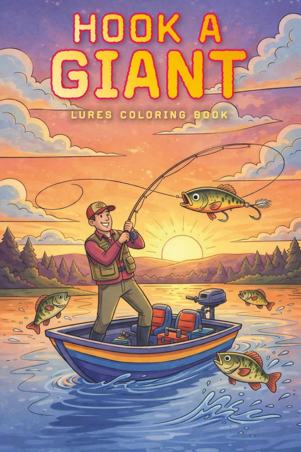 HOOK A GIANT: LURES COLORING BOOK