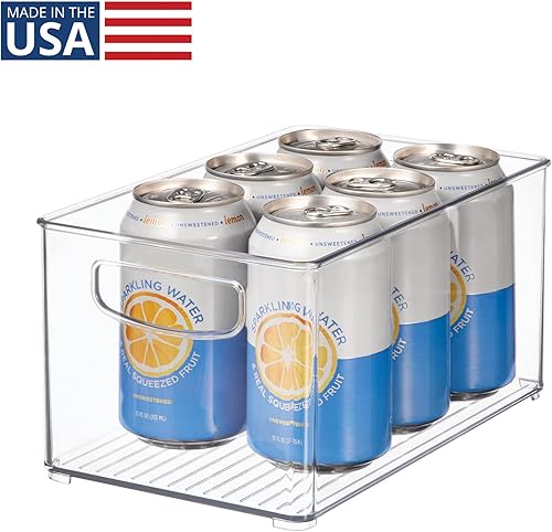 Miniatura 2 de iDesign Linus - Contenedor de plástico con asas para cocina nevera congelador despensa y organización de armarios sin bisfenol A BPA