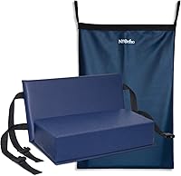 Vista 11 de NYOrtho Extensor de reposapiés para silla de ruedas, protector de cojín de piernas, se asegura fácilmente con correa de liberación rápida, anchos