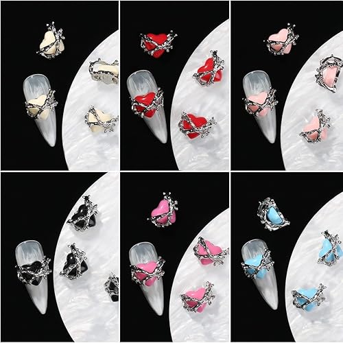Miniatura 7 de 10 dijes brillantes de mariposa para uñas acrílicas, exquisitos diamantes de imitación de mariposa de cristal, joyas de uñas doradas, diseño de uñas