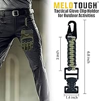 Vista 71 de MELOTOUGH Soporte táctico para guantes de trabajo para mochila táctica, cinturón de herramientas