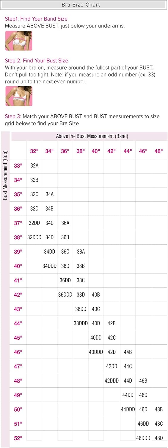 Maidenform Womens Push Up and in Underwire Bra, 38C, Black Night Bloom - Image 6