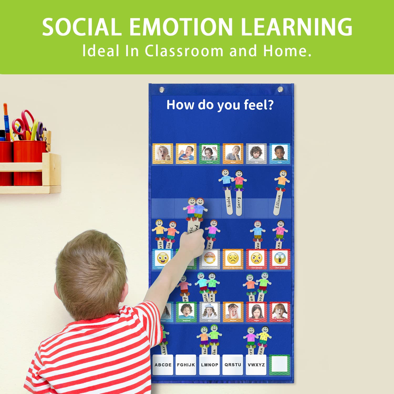 Classroom Must Haves Boczif Emotions Feelings Pocket Chart - Social ...