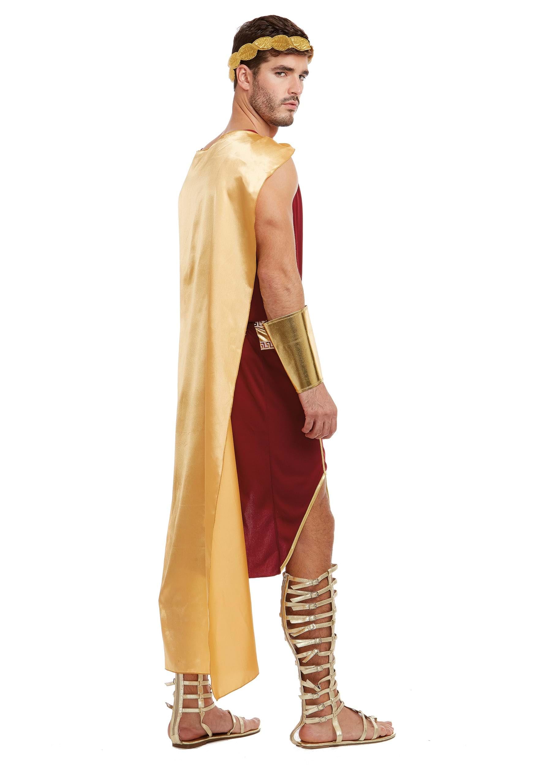 Dreamgirl Costume da Apollo da uomo, costume da dio greco per Halloween