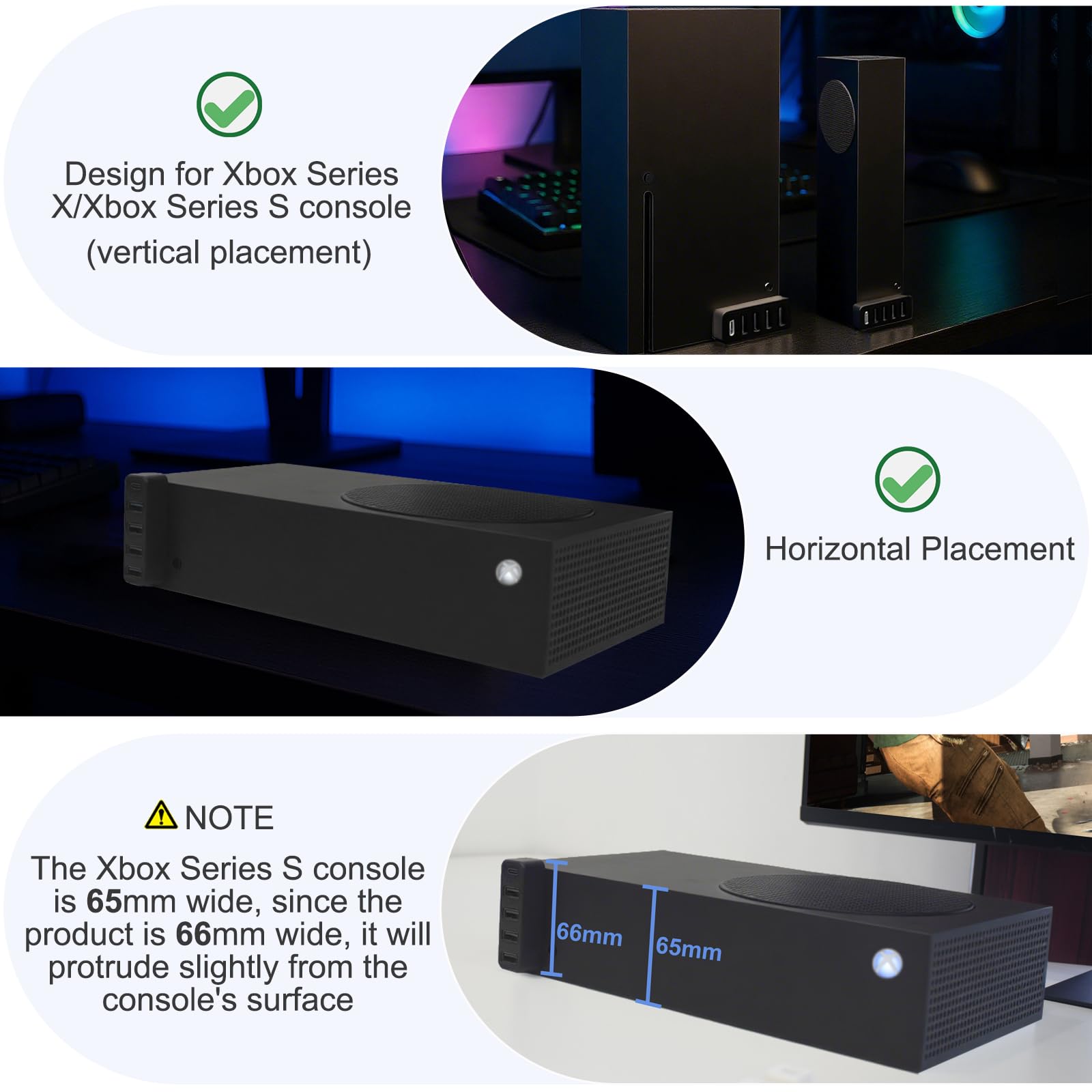 Amazon | XboxシリーズX/S用5ポートUSBハブ、XboxシリーズS/X