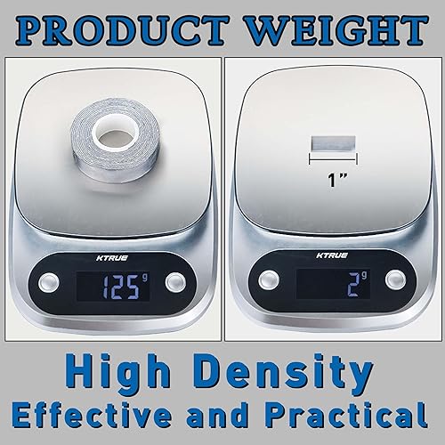 Miniatura 3 de Cinta de plomo Golfupp de 2 gramos por pulgada  Cinta adhesiva de plomo de 1,27 cm x 1,52 m  Añade peso al balance para golf, tenis, raqueta de