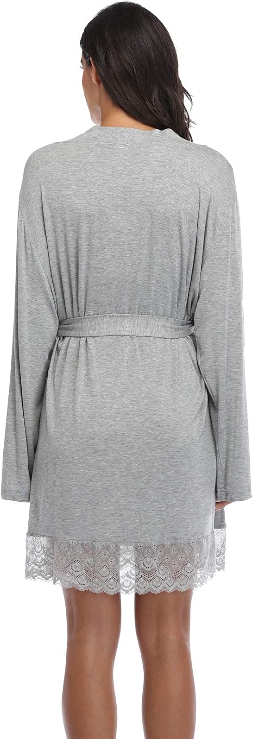 Maternity Robes for Women - Hospital Labor Delivery Robes - Pregnancy Nursing Sleepwear - Image 5
