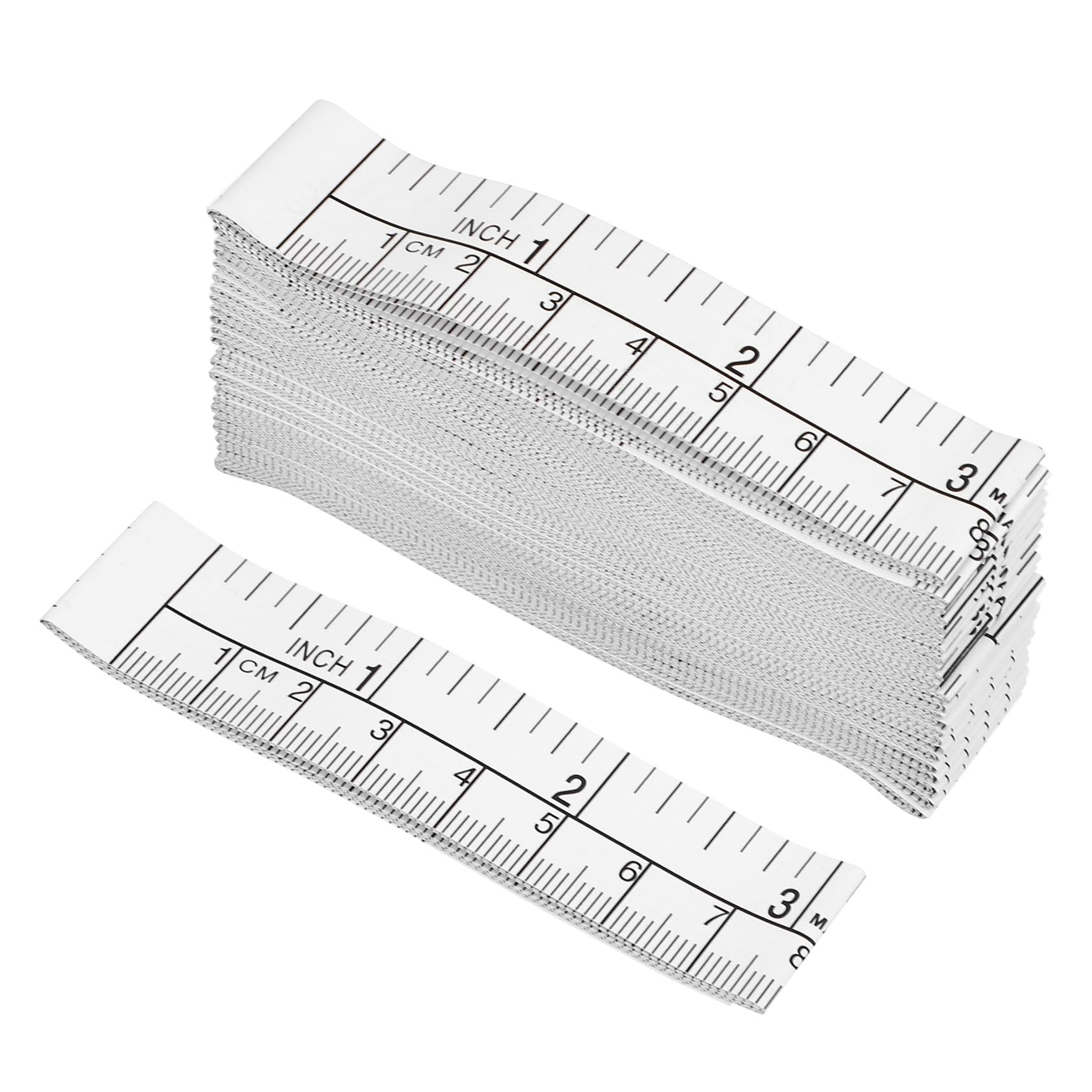 DOITOOL 25 Piezas Regla De Papel Graduada De Cinta Métrica Desechable Para Heridas Cinta Métrica De Papel Flexible Para Manualidades y Mediciones Corporales