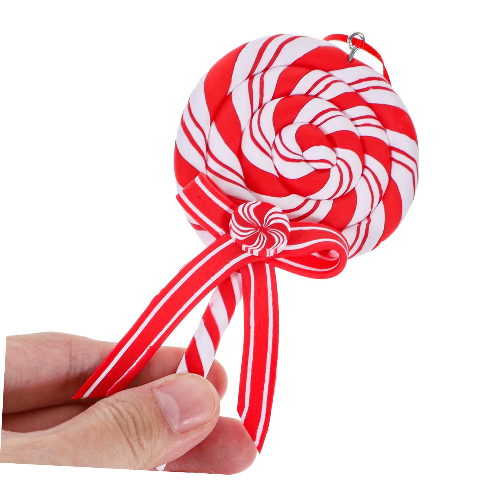 ABOOFAN 10piezas Adornos Navideños Colgantes para Decoración De Árboles Diseño De Lollipop para Fiestas y Celebraciones