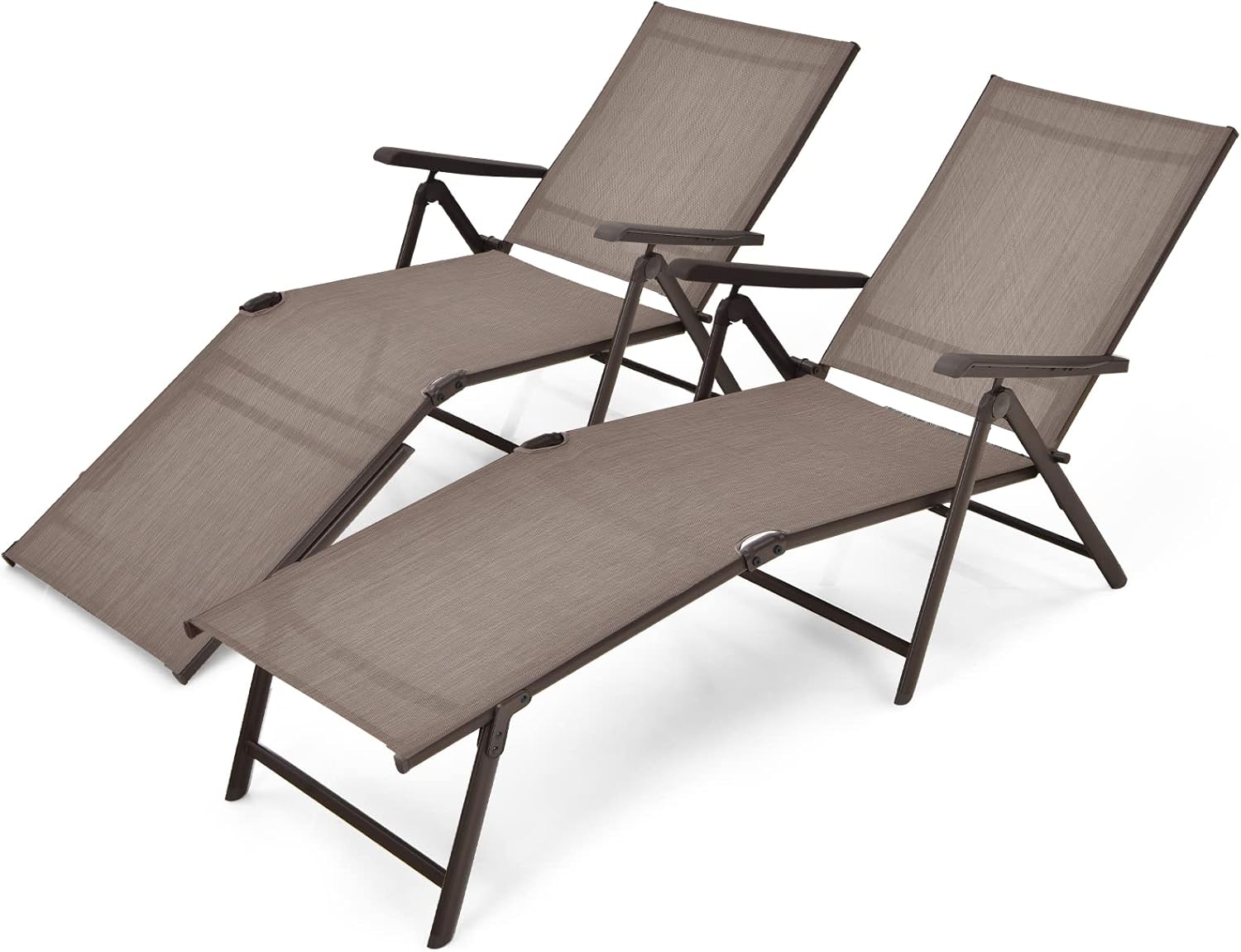 Giantex Patio Lounge Chair Foldable Chaise Lounger, Outdoor