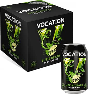 Vocation Brewery Life & Death IPA Craft Beer, 4 x 330ml : Amazon.co.uk ...