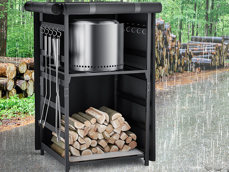 Amazon.com: Hisencn Fire Pit Storage Station 4.5 ft for Solo Stove