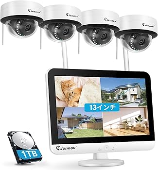 ＢＮＴHD防犯カメラ赤外線付カメラ4個、録画機器セット BNTHD防犯カメラ赤外線付カメラ4個、録画機器セット BNTHD