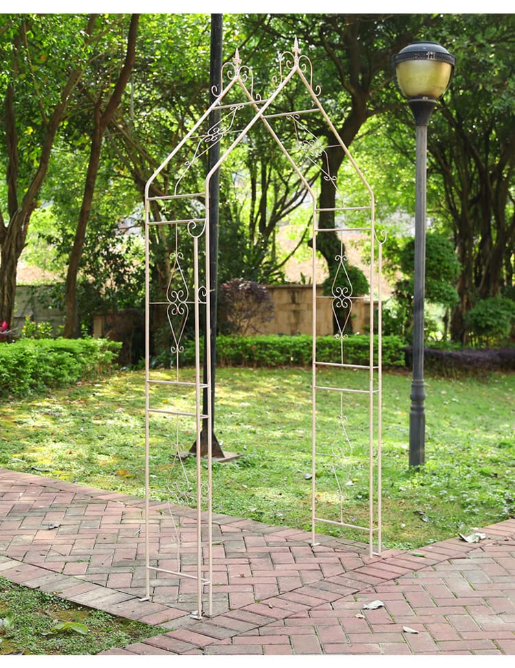 Amazon | 鉄製 アイアンハーフアーチ バラアーチ ガーデンアーチ、薔薇 Amazon | 鉄製 アイアンハーフアーチ バラアーチ ガーデンアーチ、薔薇