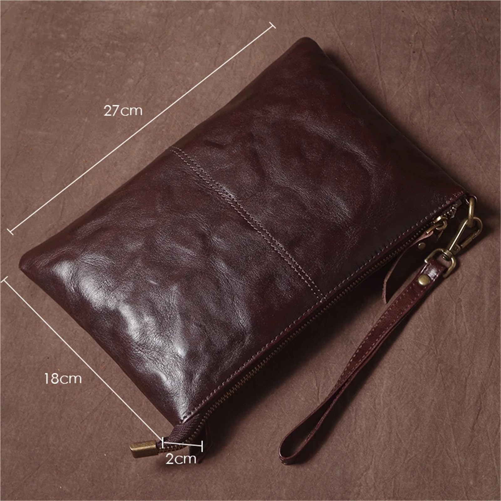 Pochette Uomo Borsa a mano da uomo, portafoglio di lusso, casual, business, borsa da ascella, borsa da polso portatile