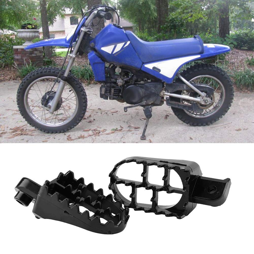 Aramox 1 par de estribos para motocicleta, de aleación de aluminio, antideslizantes, reposapiés para bicicleta PW50 PW80 TW200 PW 50 80 TW 200 Dite Bike