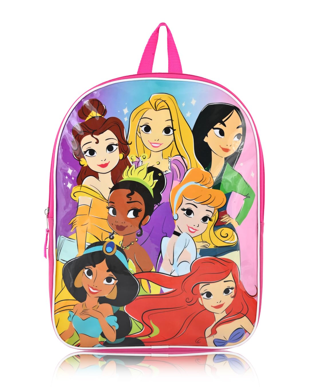 Disney Princess Girls Backpack and Bookbags | Elementary and Kindergarten Kids Backpacks For School (Disney Princess)