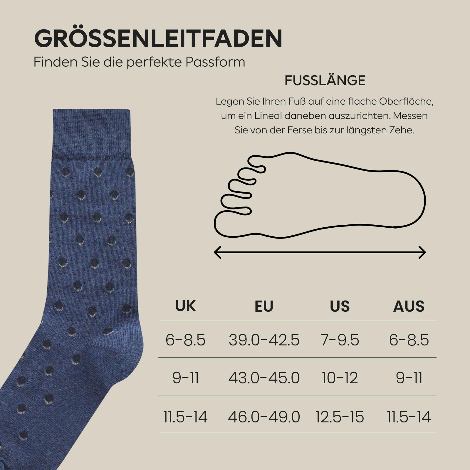 NEXT Herren Socken 5er Pack – Einfarbige Baumwollsocken Mit Gepolsterter Sohle & Frische-Technologie, Größen 6-14