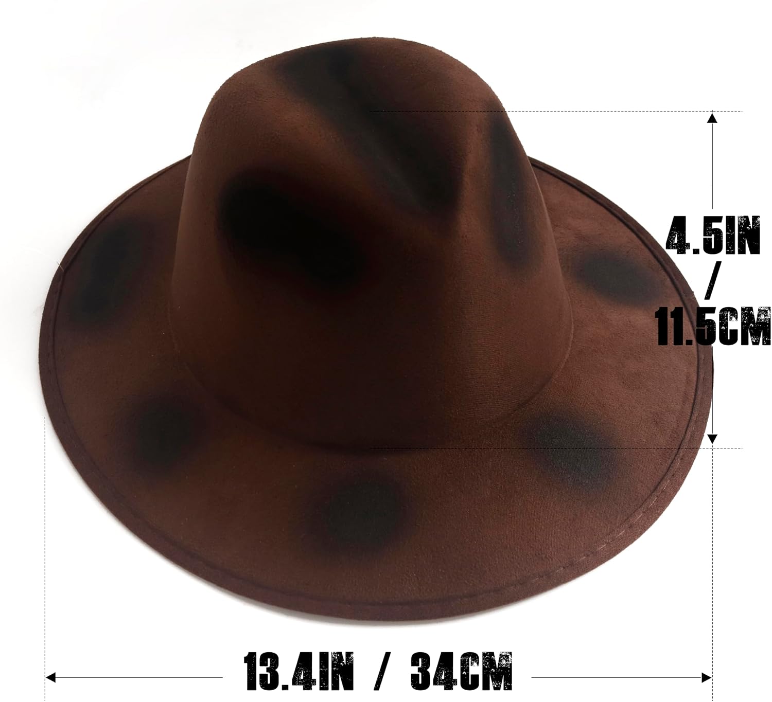 JPXH Brown Halloween Scary Killer Hat Horror Movie Evil Devil Costume Accessories