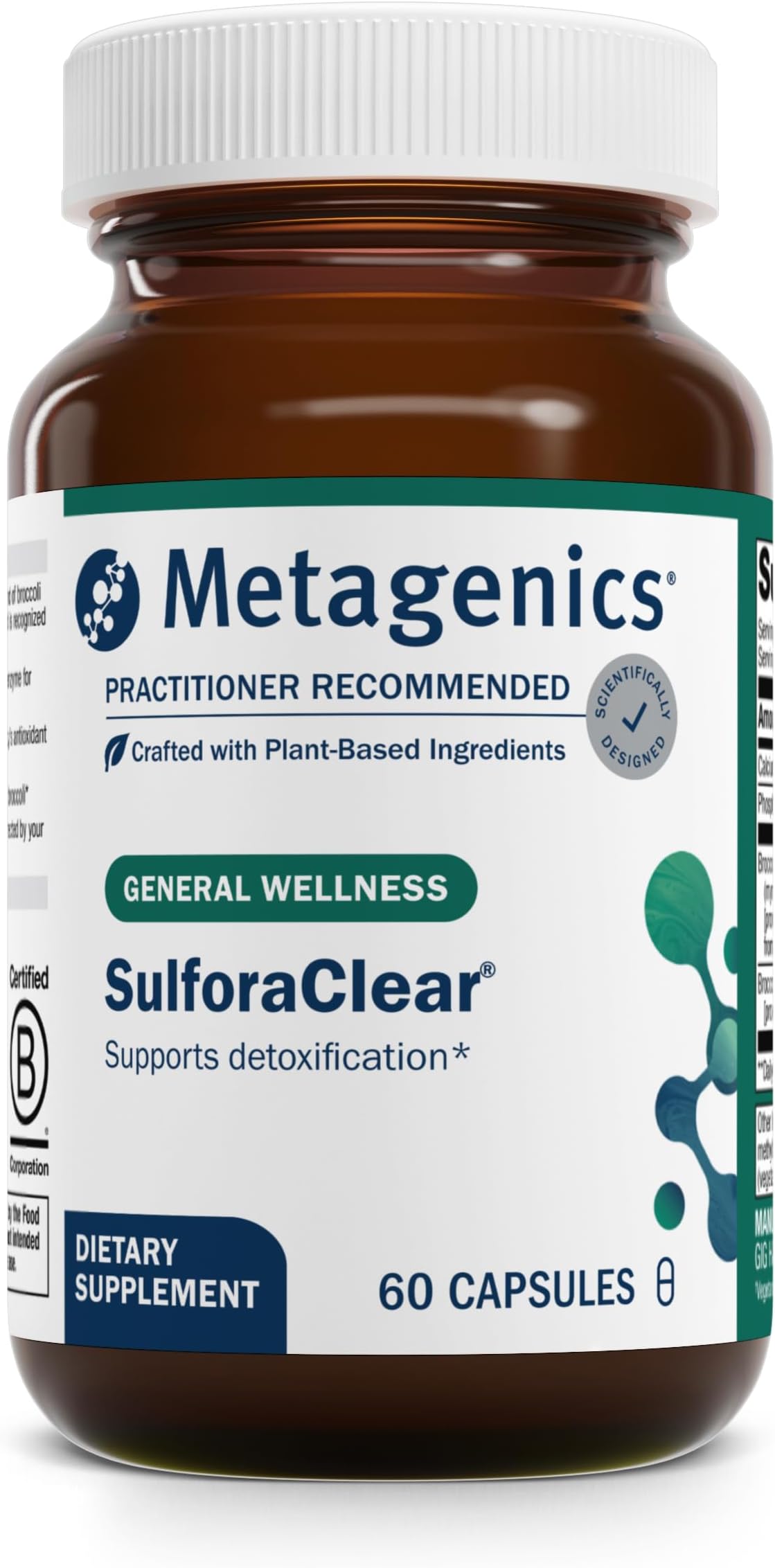 Metagenics - SulforaClear, 60 Count