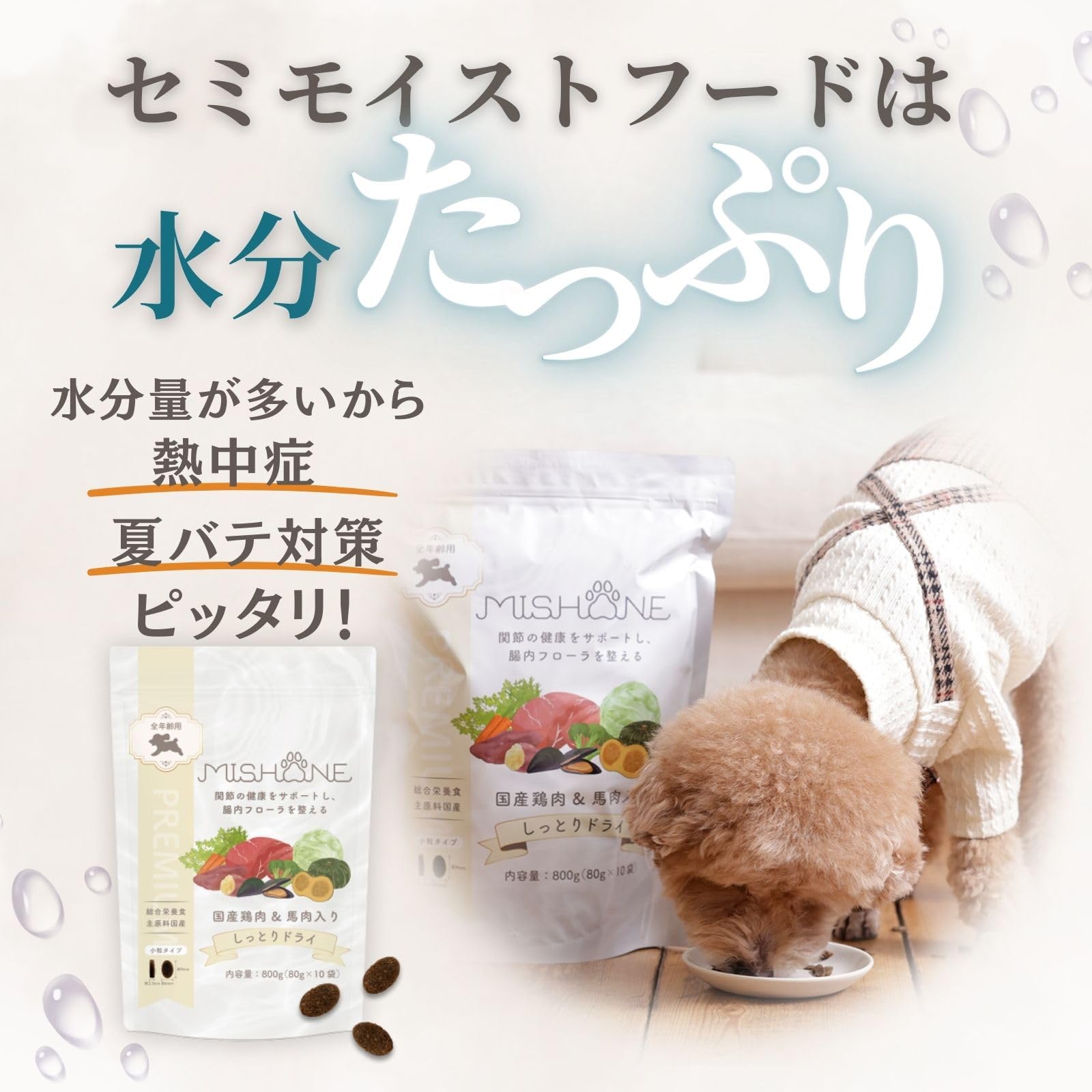 Amazon.co.jp: ミシュワン MISHONE セミモイストドッグフード全