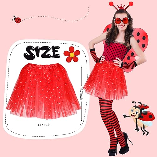 Miniatura 4 de Toulite Bee Costume Accessories Set for Women Bee Costumes Hairbands Wins for Birthday Themed Christmas Cosplay Party