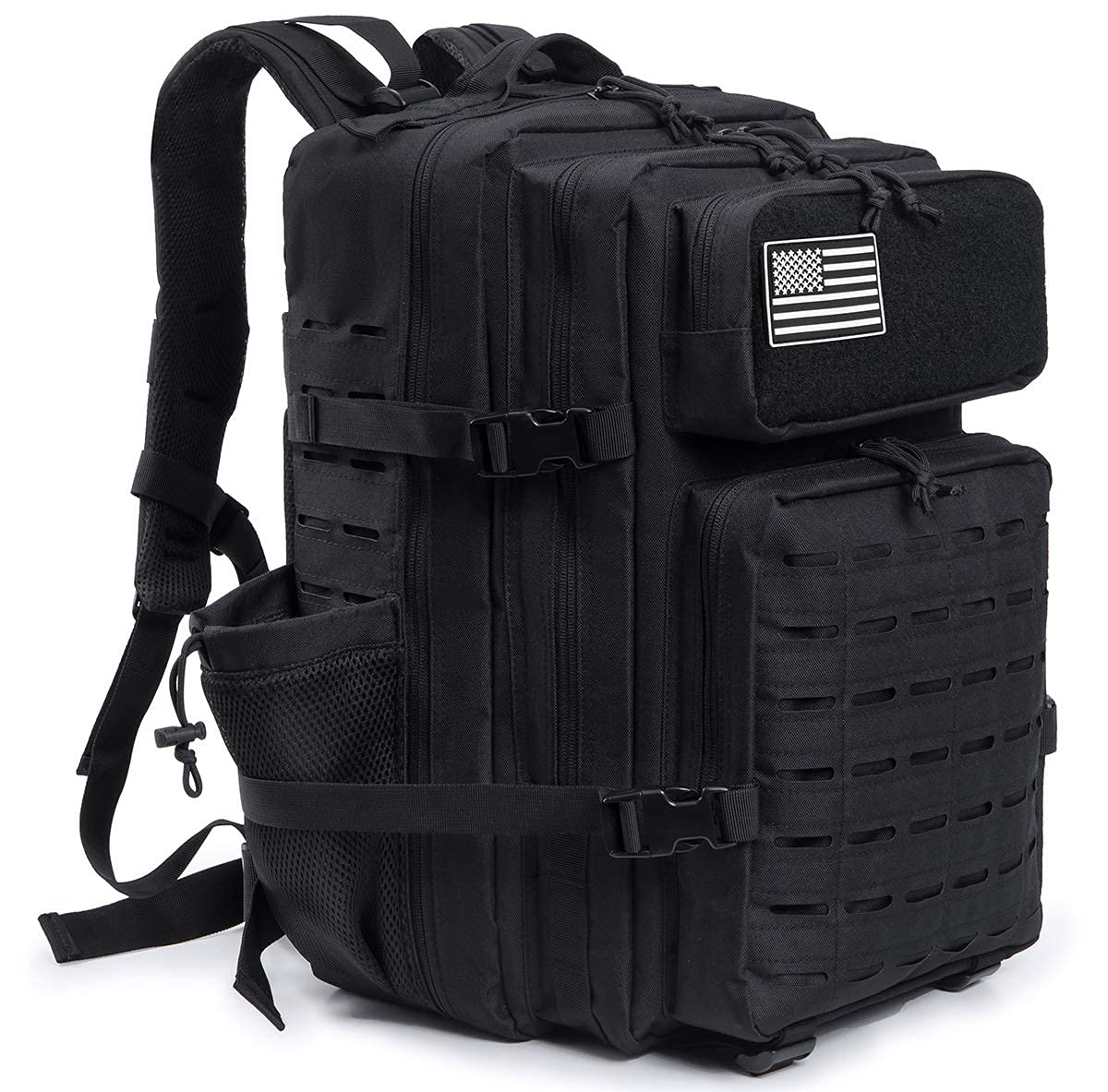 QT&QY 45L Military Tactical Backpacks For Men Camping Hiking Trekking Daypack Bug Out Bag Lage MOLLE 3 Day Assault Pack