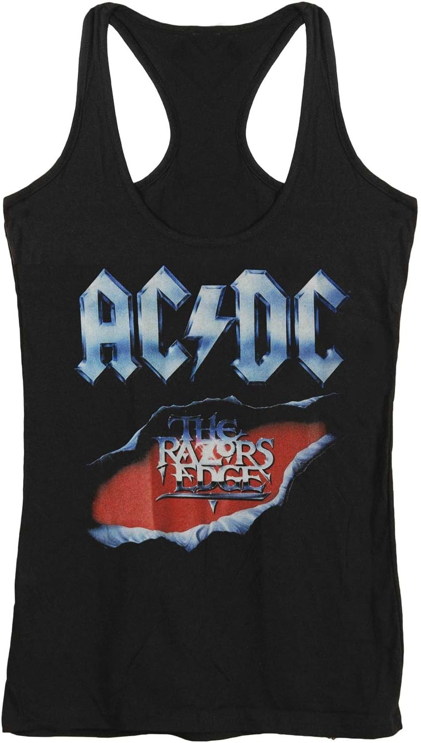 Amazon.com: AC/DC Women's Razors Womens Tank Black : Clothing, Shoes ...