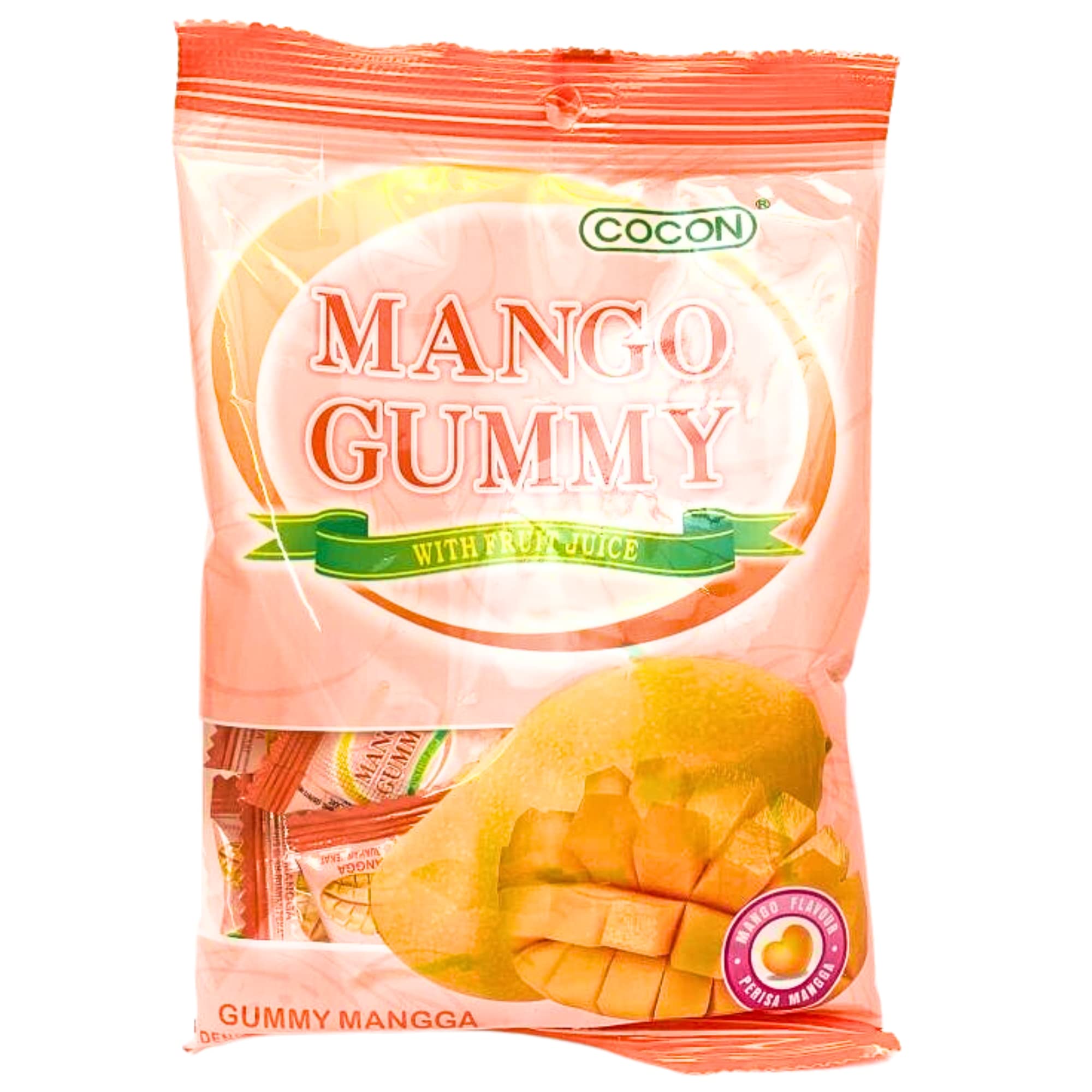 Cocon Gummy with Fruit Juice Jelly Sweets Mango Flavour 100g